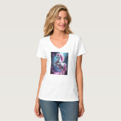 World of Fantasy Creatures: Unicorns Galore T-Shirt (Vorderseite Vollansicht)