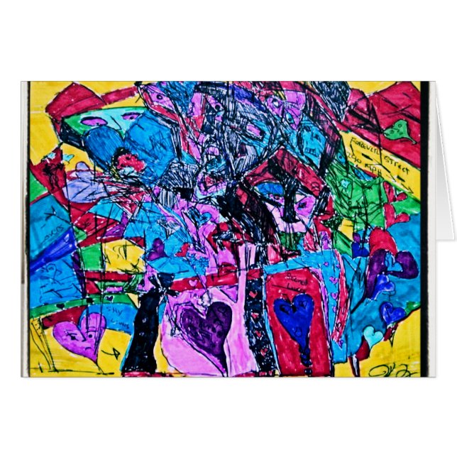 World of Hearts Drawing (Vorderseite (Horizontal))