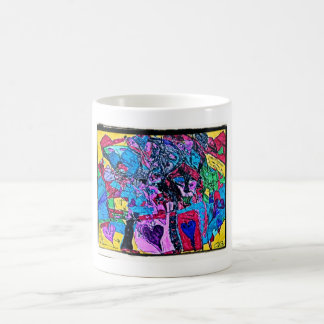 World of Hearts Drawing Kaffeetasse