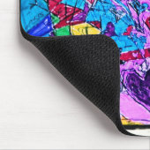 World of Hearts Drawing Mousepad (Ecke)