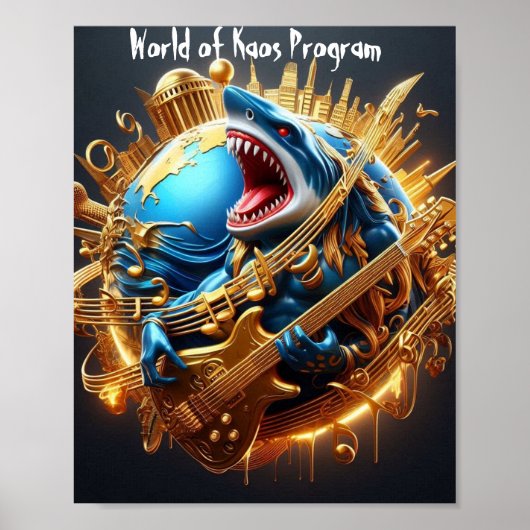 World of Kaos Program Poster (Vorne)