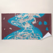 World of Liebe Beach Handtuch (Vorderseite)