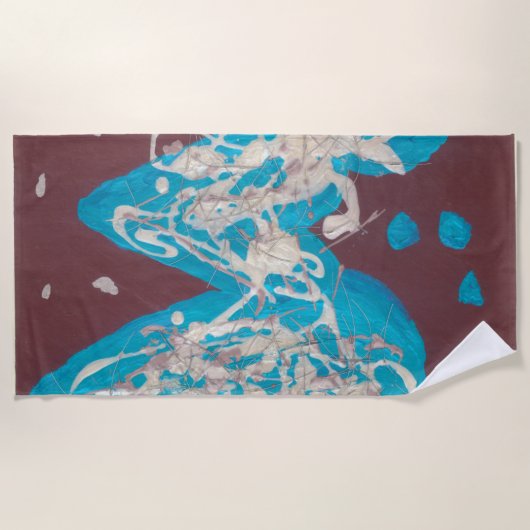 World of Liebe Beach Handtuch (Vorderseite)