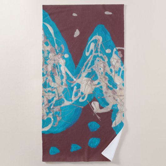 World of Liebe Beach Handtuch (Vorderseite)