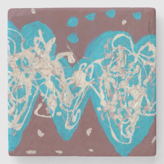 World of Love Stone Untersetzer (Vorderseite)