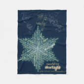 World of Starlight Fleece Blanket (Vorderseite)