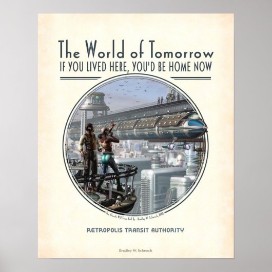 World of Tomorrow poster (16x20") (Vorne)