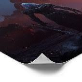 World of Warcraft - Dunkler Elf - Lüfter hergestel Poster (Ecke)