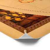 World of Wine Map Poster Print in verschiedenen Gr (Ecke)