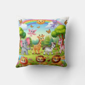 World of Wonder: Wilde Tiere werfen Kissen (Rückseite)