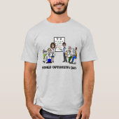 World Optometry Day T - Shirt mit Fun Eye Doctors (Vorderseite)