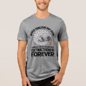 World Pangolin Day 2026 Unisex T-Shirt Tri-Blend Shirt (Vorderseite)