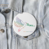 World Peace Dove Button (Beispiel)