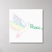World Peace Dove Canvas Print Leinwanddruck (Vorderseite)