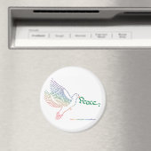 World Peace Dove Magnet (In Situ (Geschirrspüler))