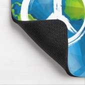 World Peace Mouse Pad Mousepad (Ecke)