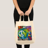 World Peace Tote Bag Tragetasche (Vorderseite (Produkt))