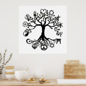 World Peace Tree Poster (Küche)