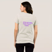 World Piece / Give Piece Tee Shirt (Rückseite voll)