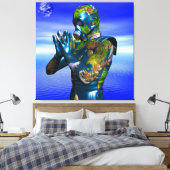 World Pollution Leinwanddruck (Insitu (Schlafzimmer))