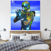 World Pollution Leinwanddruck (Insitu (Schlafzimmer))