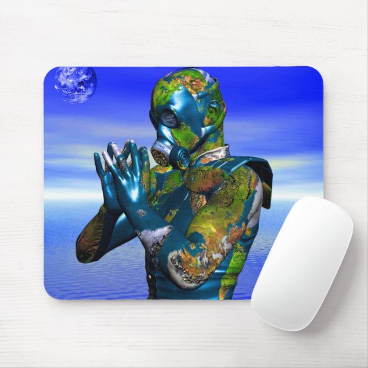 World Pollution Mousepad (Mit Mouse)