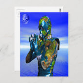 World Pollution Postkarte (Vorne/Hinten)