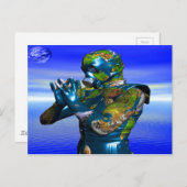 World Pollution Postkarte (Vorne/Hinten)