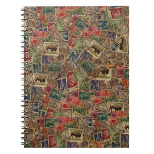 World Postage Briefmarke Collection Notizblock