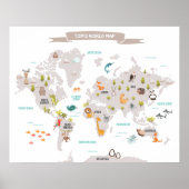 World Poster World Map Wall dekkids (Vorne)