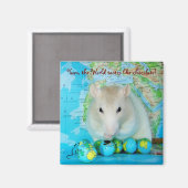 World Rat Day Magnet (Vorderseite/Rückseite)