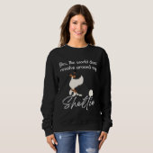 World Revolves Around TRI Sheltie Cute Sheltie Mom Sweatshirt (Vorne ganz)