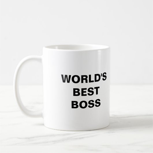 World’s best boss kaffeetasse (Links)