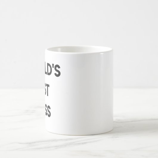 World’s best boss kaffeetasse (Mittel)