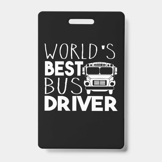World’s Best Bus Driver Ausweis (Vorderseite)