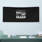 World’s Best Bus Driver Banner (Messe)