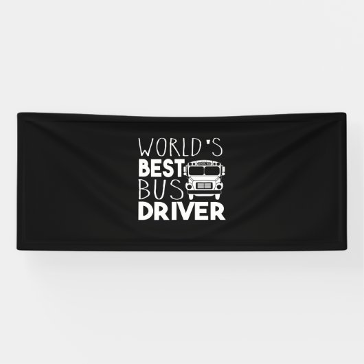 World’s Best Bus Driver Banner (Horizontal)