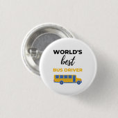 World’s Best Bus Driver bl Button (Vorne & Hinten)
