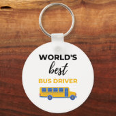 World’s Best Bus Driver bl Schlüsselanhänger (Vorderseite)