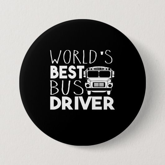 World’s Best Bus Driver Button (Vorderseite)