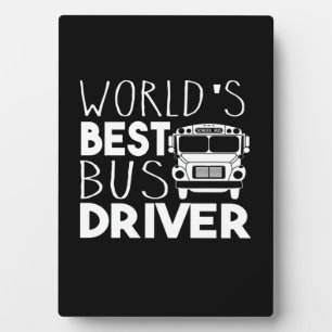 World’s Best Bus Driver Fotoplatte