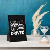 World’s Best Bus Driver Fotoplatte (Seite)