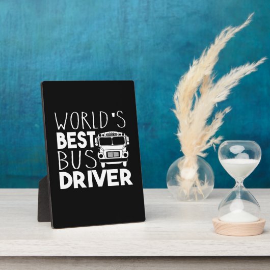 World’s Best Bus Driver Fotoplatte (Seite)