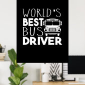 World’s Best Bus Driver Poster (Heimbüro)