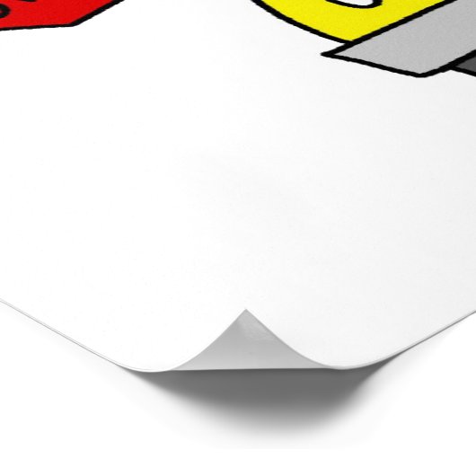 World’s Best Bus Driver Poster (Ecke)