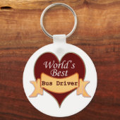 World’s Best Bus Driver Schlüsselanhänger (Vorderseite)