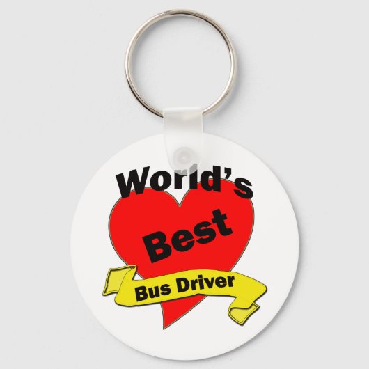 World’s Best Bus Driver Schlüsselanhänger (Vorderseite)