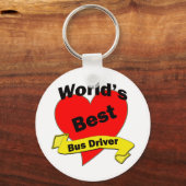 World’s Best Bus Driver Schlüsselanhänger (Vorderseite)