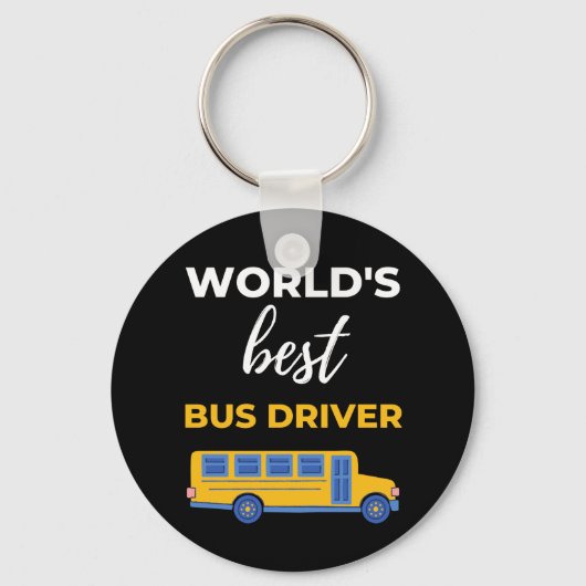 World’s Best Bus Driver Schlüsselanhänger (Vorderseite)