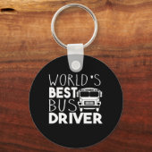 World’s Best Bus Driver Schlüsselanhänger (Vorderseite)